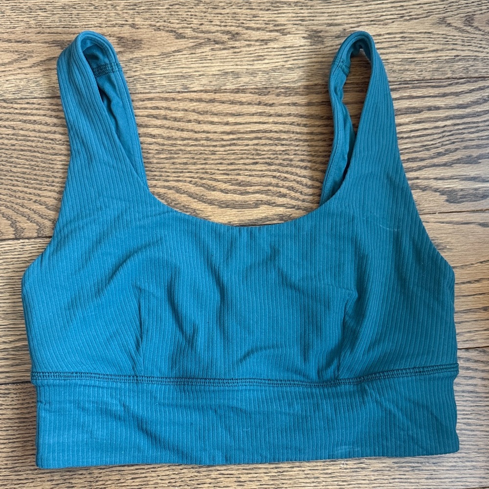 lululemon align green jasper sports bra C/D cup